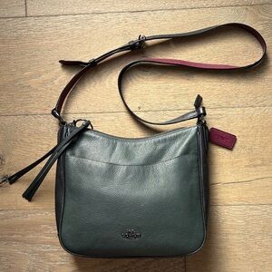 Coach pebble grained leather purse shoulder strap or cross body classic